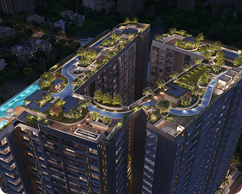 Purva Aerocity rooftop pool and premium amenities
