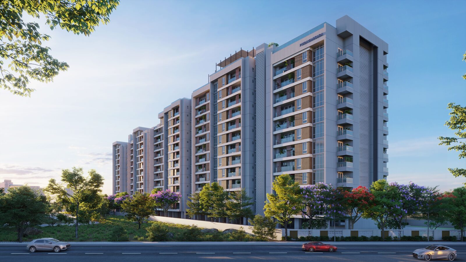 Puravankara Ltd. delivered project elevation — reference for build quality expected at Purva Aerocity
